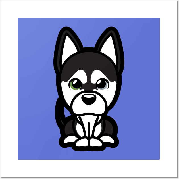 Alaskan Klee Kai Tooniefied Wall Art by Tooniefied